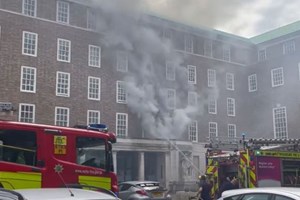 Fire at County Hall